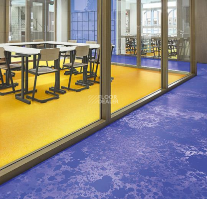 Forbo Sarlon Colour 19dB 9107T4319 indigo color splash фото 2 | FLOORDEALER